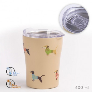 Vaso Térmico Perro Salchicha