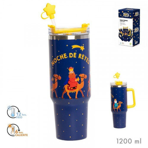 Vaso Térmico de 1200 ml Reyes Magos