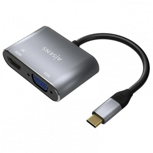 Adaptador Aisens USB-C a HDMI y VGA...