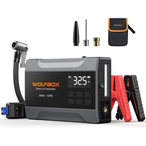Arrancador 12V 2000A con Compresor...