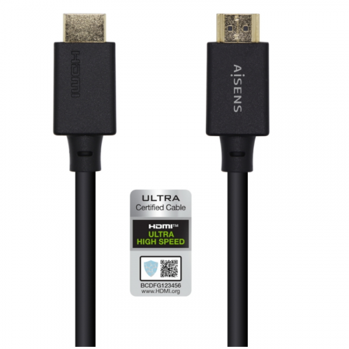 AISENS Cable HDMI 2.1 Ethernet 2M 4K...