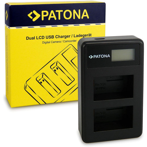 Patona Dual LCD USB Charger para Sony...