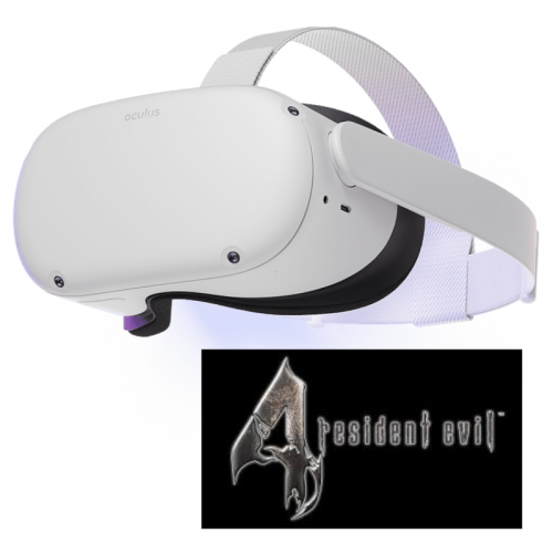 Oculus Quest 2 Gafas de Realidad Virtual 128GB 6GB RAM 3D Snapdragon™ XR2  Blanco + Resident Evil 4