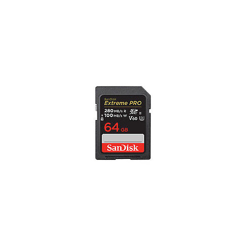 SanDisk Extreme Pro V60 Tarjeta SDXC UHS-II 64GB 280MB/S