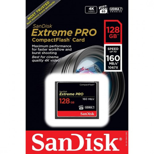 Compact Flash Sandisk Extreme Pro 128GB