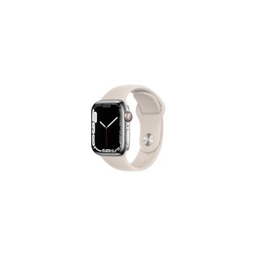 Apple Watch S7 GPS 41mm Plata Correa Beige (MKHW3TY/A)