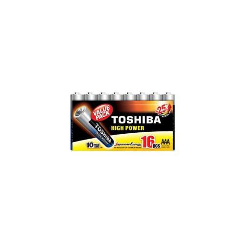 Pack 16 Pilas Toshiba AAA Alcalinas LR03 (R03ATPACK16)