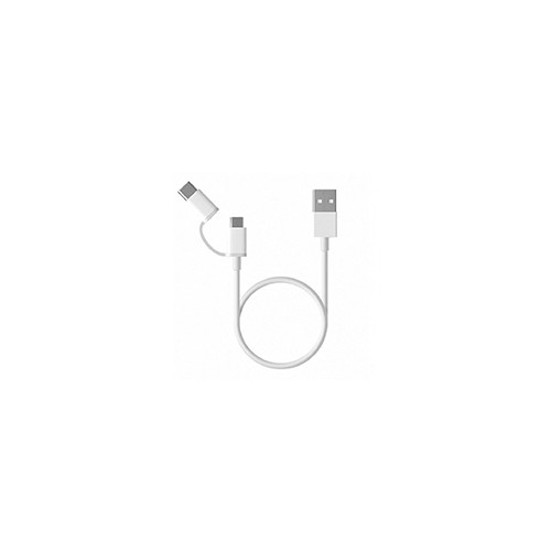 Cable XIAOMI M-USB/C a USB-A 30cm Blanco (SJV4083TY)