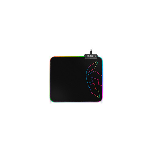 Alfombrilla Gaming KROM Knout RGB Negra (NXKROMKNTRGB)