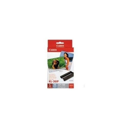 Pack Canon Tinta KL-36IP/36 hojas 89x119mm (7738A001)