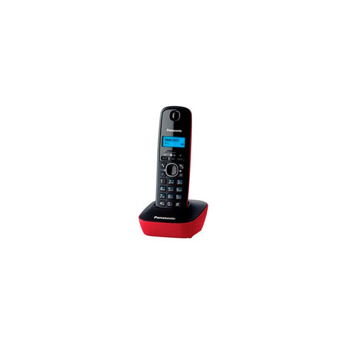 Teléfono Inalámbrico Panasonic Negro/Rojo(KX-TG1611SPR)