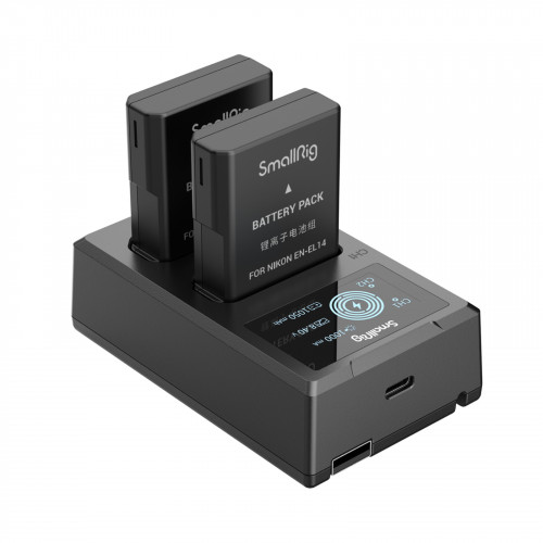 Smallrig 2 baterías y cargador dual...