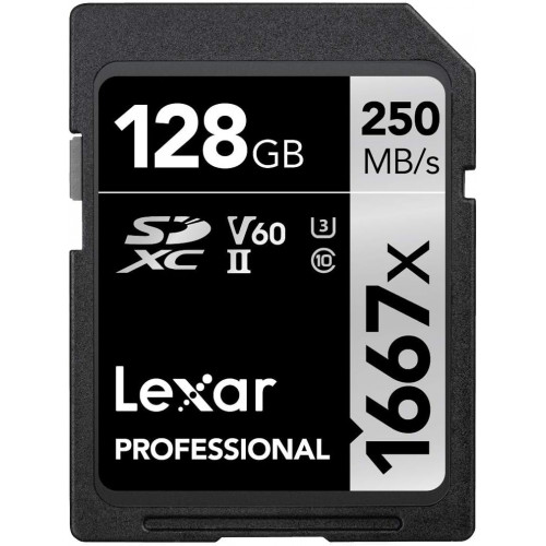 Lexar sd128gb v60 250mb/s