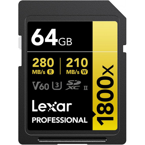 Lexar sd 64gb v60 280mb/s