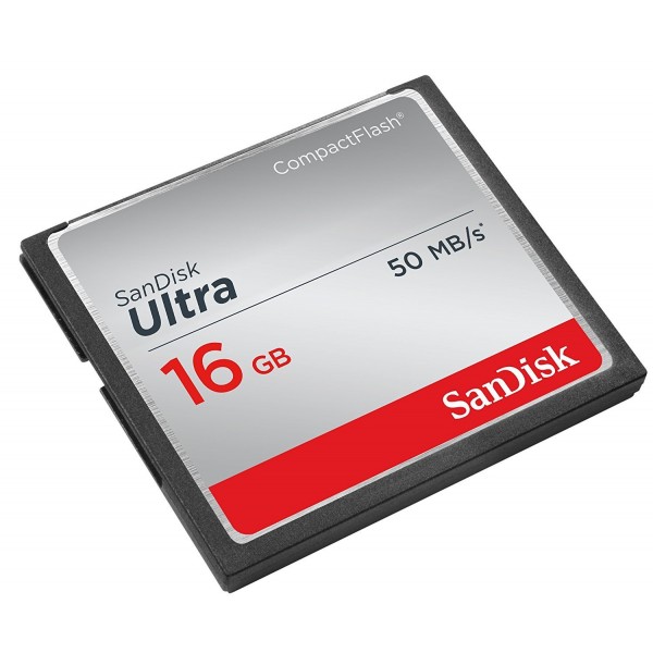 SanDisk Tarjeta Compact Flash CF ULTRA 16GB 50MBs