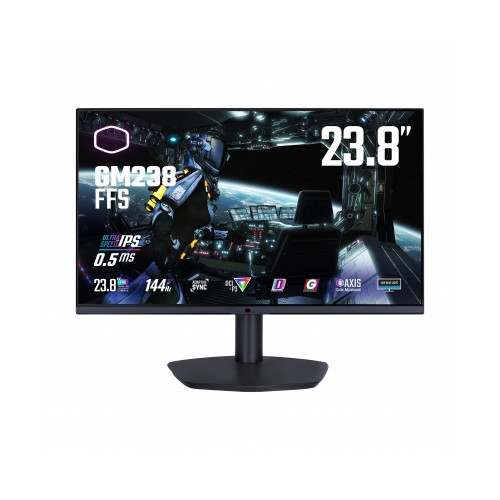 MONITOR COOLER MASTER GAMING GM238-FFS 24" / FHD / 0.5 ms / 144 Hz / 2XHDMI - 2XDP / VESA / CMI-GM238-FFS-EK