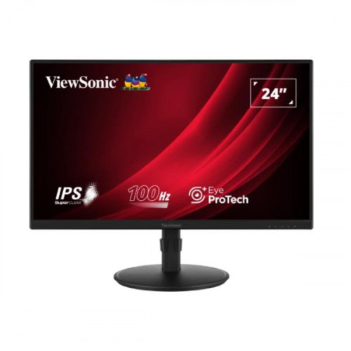 MONITOR VIEWSONIC VA2408-HDJ LED 24" / IPS / FHD 1920x1080 / 250 cd/m2 / 5 ms / 100Hz / REGULABLE EN ALTURA / VGA-HDMI-DP / VESA