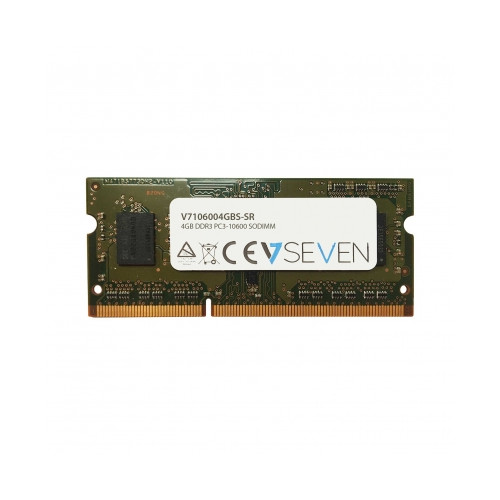 MEMORIA PORTATIL V7 4GB DDR3 1333 SODIMM / P/N: V7106004GBS-SR