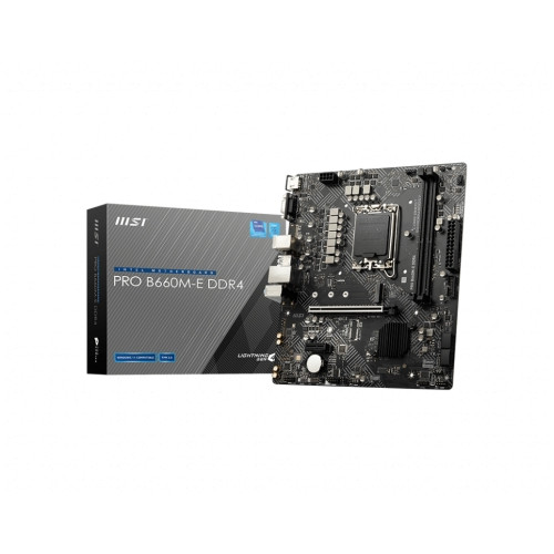 PLACA BASE MSI PRO B660M-E 1700 / 2XDDR4 / HDMI-VGA / 911-7D46-001