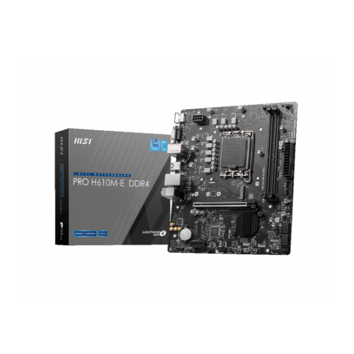 PLACA BASE MSI PRO H610M-E D4 1700 / 2XDDR4 / HDMI-VGA / 911-7D48-007