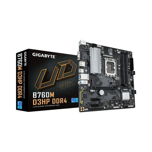 PLACA BASE GIGABYTE B760M D3HP DDR4 MICRO ATX / 1700 / 4XDDR4 / 2XDP - HDMI - VGA / B760M D3HP DDR4