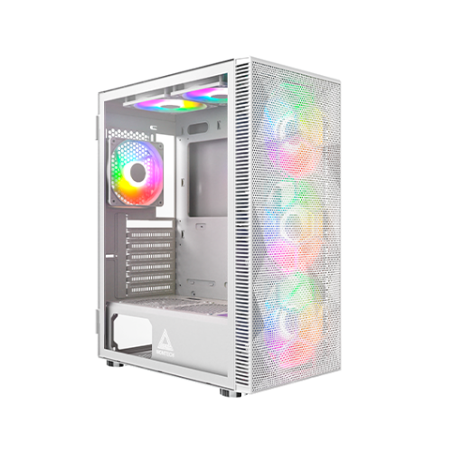 CARCASA MONTECH X3 MESH WHITE ARGB / ATX / USB / SIN FUENTE /
