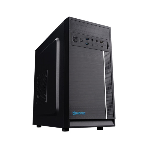 CARCASA MIDI TORRE HIDITEC Q5 PRO NEGRA / SIN FUENTE W / M-ATX / M-ITX / CHA010045