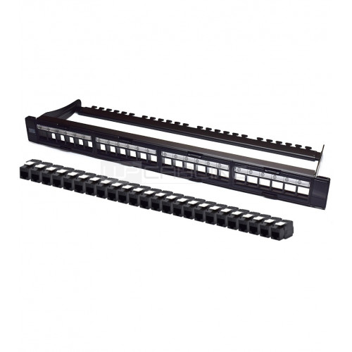 PATCH PANEL ARMARIO WPRACK 19" CONECTORES UTP CAT 6 / 24 BOCAS / 24 MODULOS KEYSTONE CAT6 /  WPC-PAN-6UP-24