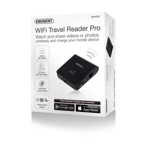 LECTOR WIFI TRAVEL DE TARJETAS EMINENT EM4620