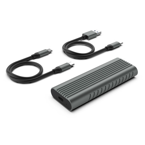 CAJA EXTERNA DISCO DURO PCIe SSD M.2 NVMe EWENT / HASTA 80 mm / USB 3.2 TIPO-C GEN2 EW7025