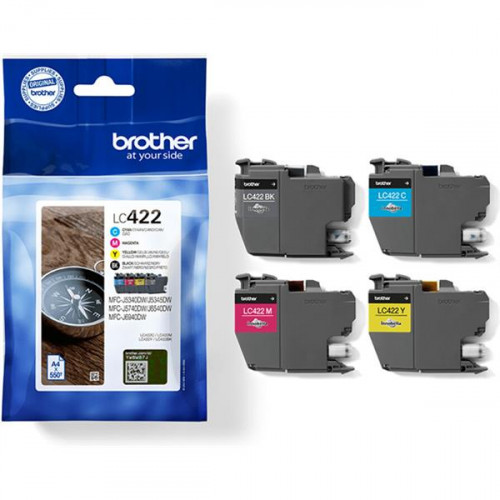 PACK TINTA BROTHER 4 COLORES / MFC-J5340DW / MFCJ5740DW / MFCJ6540DW / MFCJ6940DW / (LC422VAL)