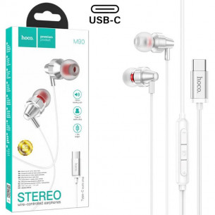 Hoco M90 Auriculares USB-C...
