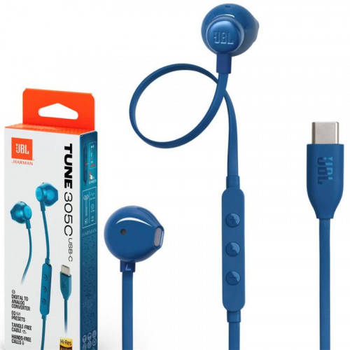 JBL Tune 305C Auriculares USB-C Azul