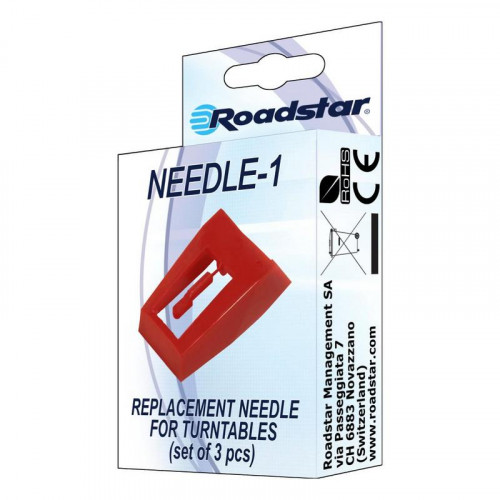 Roadstar NEEDLE-1 Set de 3 Agujas de...