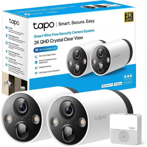 TP-Link Tapo C420S2 Pack 2 Cámaras 2K...