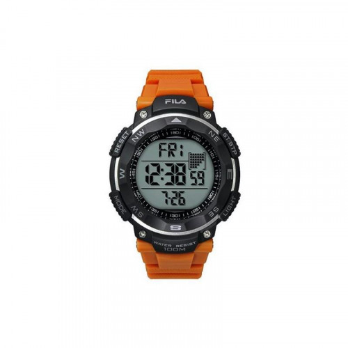 Fila Reloj Digital Negro y Naranja...