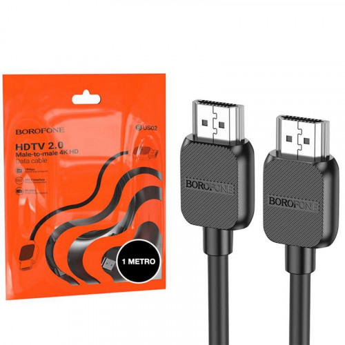 Borofone BUS02 Cable HDMI 2.0 4K 1m...