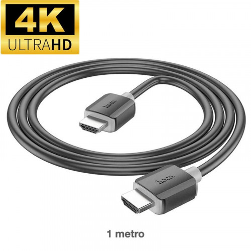 Cable HDMI 2.0 4K Hoco US08 1m Negro