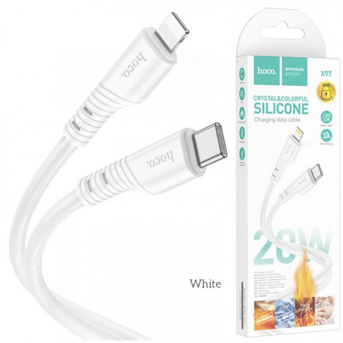 Hoco X97 Crystal Silicone Cable USB-C...
