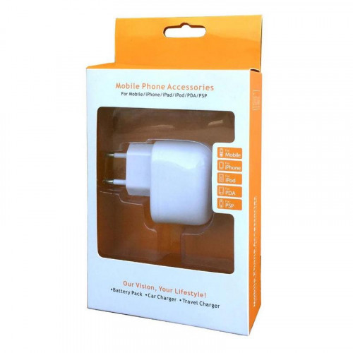 Cargador USB 1.0 Amp Blanco