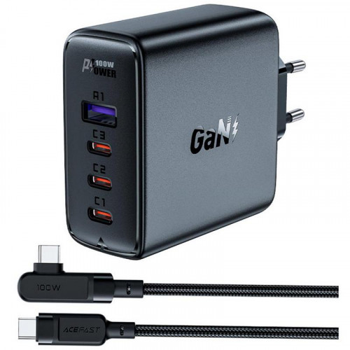 Acefast A37 Cargador 100W GaN con...