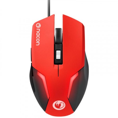 Nacon GM-105 Ratón Gaming Óptico Rojo