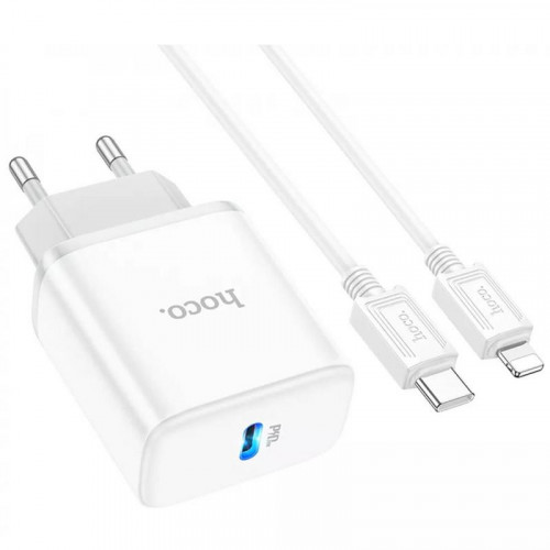 Hoco C104A Cargador USB-C 20W con...