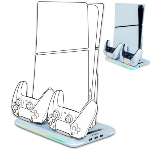 Nacon Base Vertical con Ventilador y...