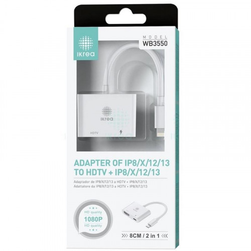 Adaptador Lightning a HDMI Ikrea WB3550
