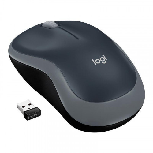 Logitech M185 Ratón Inalámbrico Gris