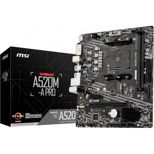 MSI A520M-A Pro Placa Base AMD AM4