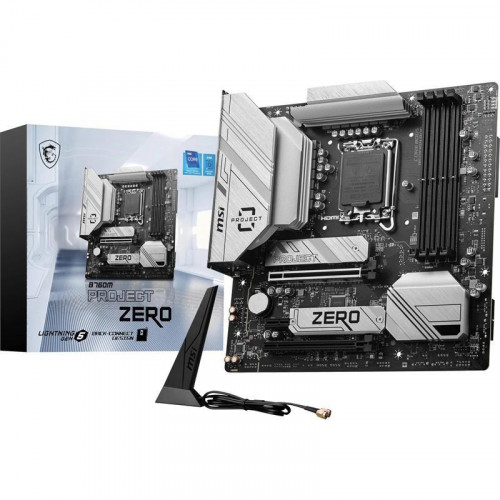 MSI Pro B760M Project Zero Placa Base...
