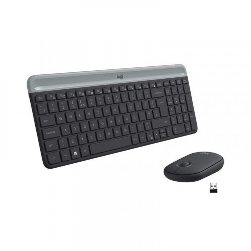 Logitech MK470 Slim Combo Inalámbrico...