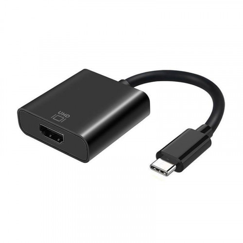 Adaptador Aisens USB-C a HDMI 15cm Negro